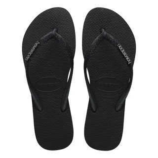 Chinelo Feminino Slim Glitter Preto Original ConfortĂĄvel Chinelo Feminino Slim Glitter Preto Original ConfortĂĄvel