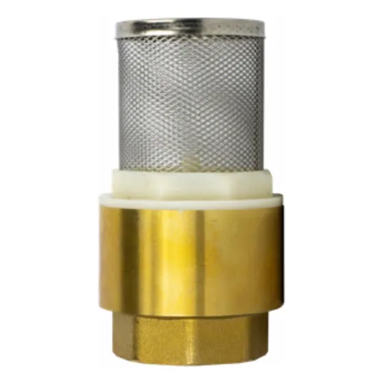 Valvula Check Tipo Vertical De Fondo 1 1/2'' Bronce Aquafina