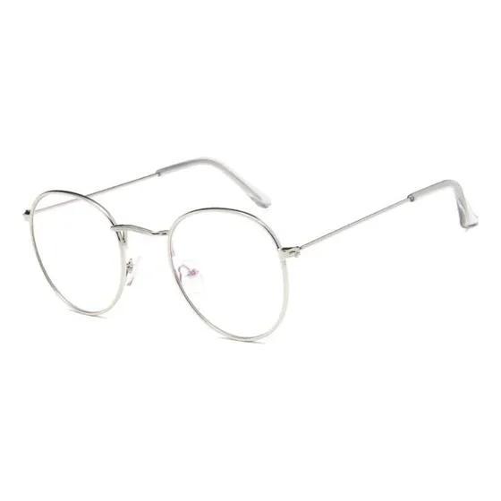 Lentes Plateado - Armazón - Lentes Sin Aumento