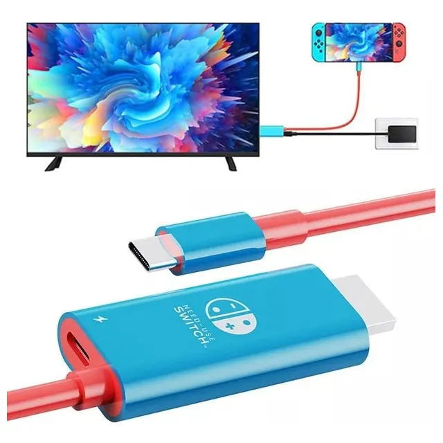 Cable Adaptador Tipo C A Hdmi Para Tv Nintendo Switch / Oled