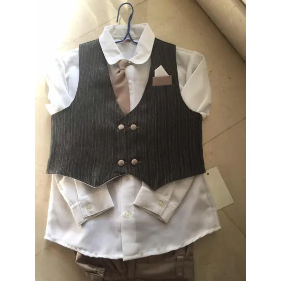 Trajes Formal Para Bebe, Niños, Para Bautizo, Flux, Esmoquin