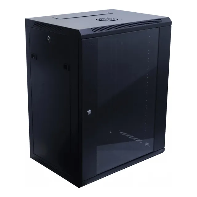 Linkmade Rack Pared 15u 45cm-fondo Negro Inc-2u