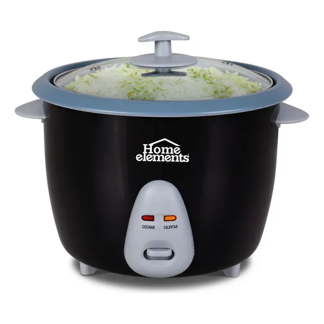 Olla Arrocera Home Elements Heoa-10n 0.6l Negra