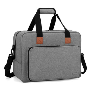 Bolso Transportador De Maquina De Coser Con Bolsillos Gris Bolso Transportador De Maquina De Coser Con Bolsillos Gris