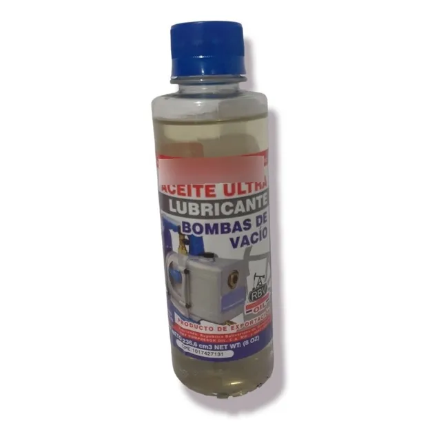 Aceite Lubricante Para Bomba De Vacío 8 Onzas Refrigeración 
