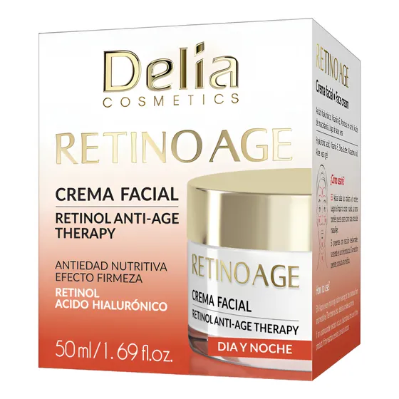 Crema Facial Antiedad Nutritiva Efecto Firmeza Con Retinol