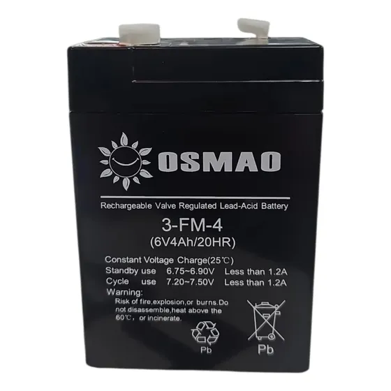 Bateria 6 V 4 Ah /20hr Recargable Mx