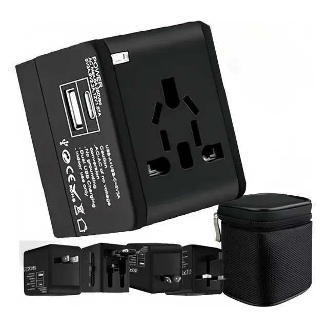 Adaptador Europeo Adaptador Universal Usb Adaptador Tipo C adaptador para cargador europeo adaptador universal enchufe usb contacto europeo