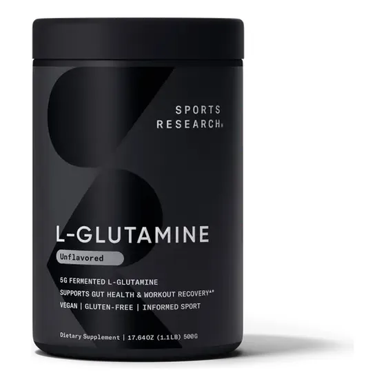 L-glutamine 5g Fermented 100cap Sports Research