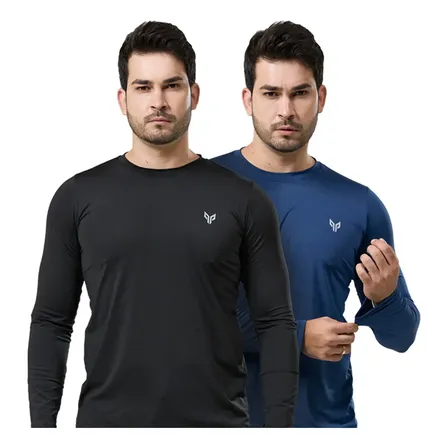 Kit 2 camisetas UVB 50+ térmicas masculinas