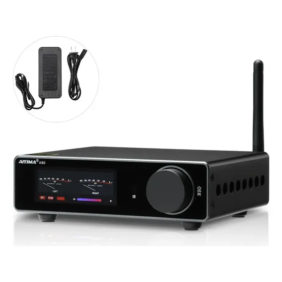 Aiyima A80tpa3255 Pffb Bluetooth Dac Stereo Power Amplifier Color Black Potencia De Salida Rms 600 W | Cuotas sin interés