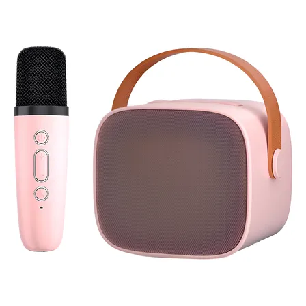 Altavoz Bluetooth Inalámbrico Con Micrófono Para Niños - Rosa