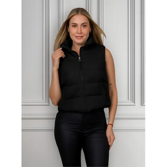Chaleco Casual Para Dama Moda Invierno Con Forro De Peluche
