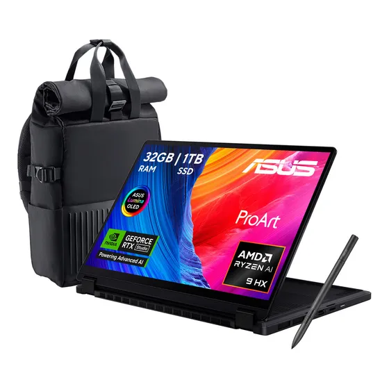 Laptop Asus Proart Px13 Oled Hn7 Amd R-ai9 Rtx4060 32gb 1tb