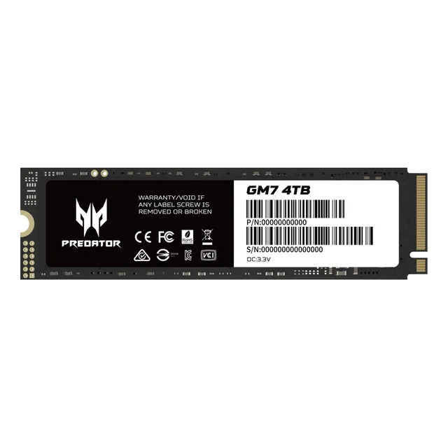 Ssd Acer Gm7 Nvme, 4tb, Pci Express 4.0, M.2 Bl.9bwwr.120