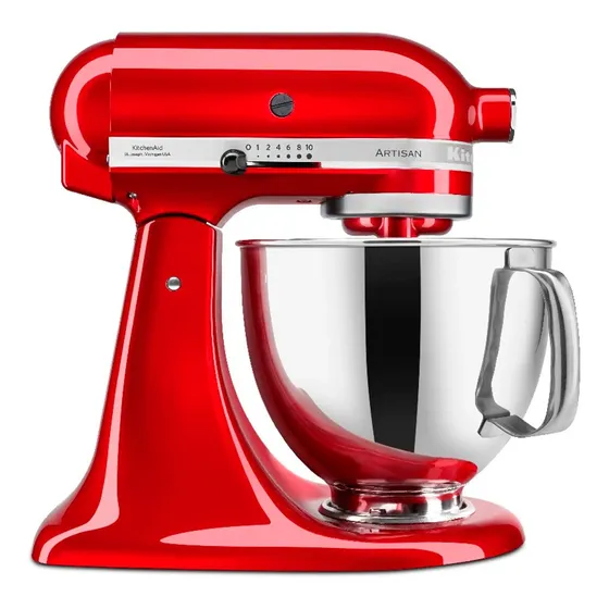 Batidora De Pie Kitchenaid Artisan Ksm175ps Rksm175psrca Red Apple 50 Hz X 60 Hz 220 v