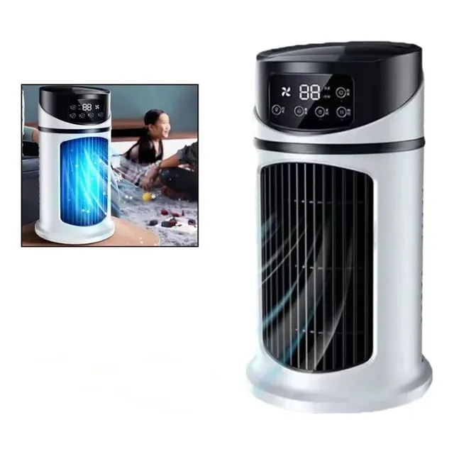Ventilador Aire Acondicionado Vertical 18w 6 Velocidades