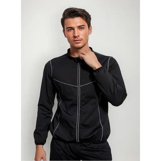 Traje Sauna Hombre Sudadera Fajas Gym Termico Reductivo