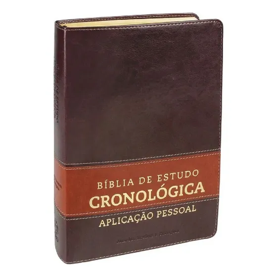 Bíblia De Estudo Cronológica Aplicação Pessoal: Arqueologia Bíblica, Mapas, Diagramas, Ilustração Coloridas, De Joao Ferreira De Almeida. 1 Editorial Cpad, Tapa Mole, Edición 2024 En Português, 2024