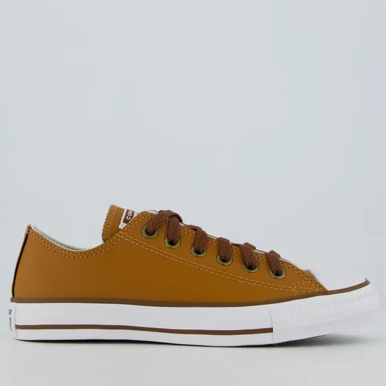 Tênis Converse All Star Chuck Taylor Marrom E Branco