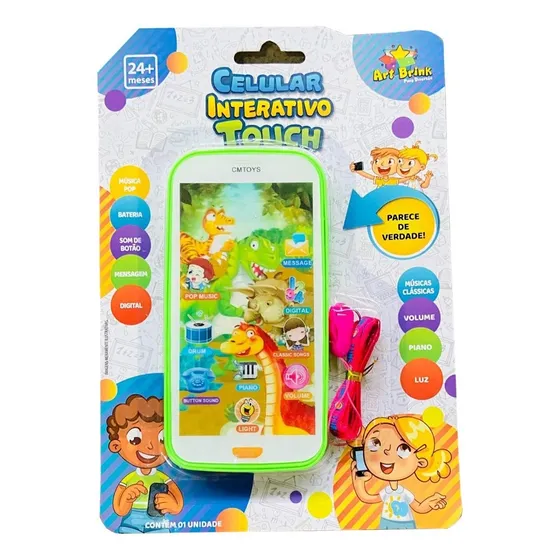 Celular Interativo Touch Brinquedo Parece De Verdade