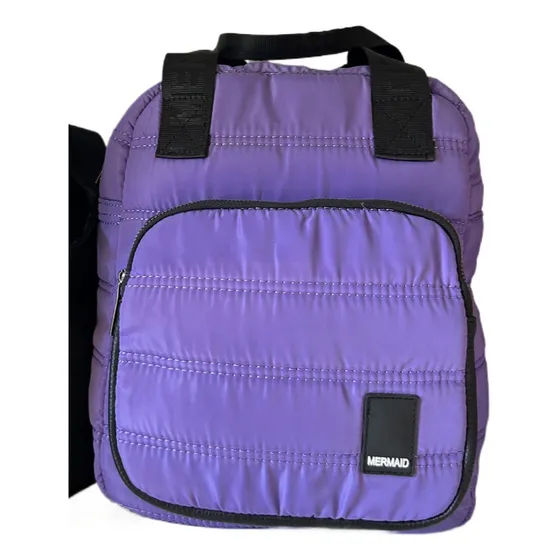 Mochila Acolchada En 3 Colores Con Diseño Mermaid