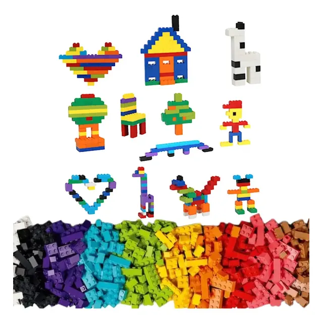 Blocos de montar Castela Brasil com 500 peças