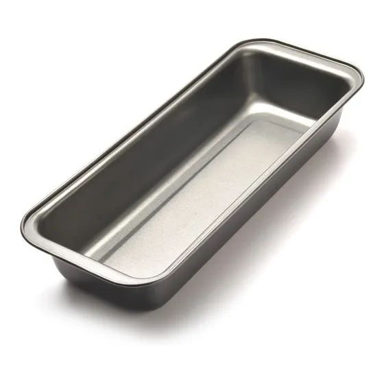 Molde Rectangular Para Pan Tortas Ponque 32.2 x 13.2 x 6.5 Cm Press Color Gris