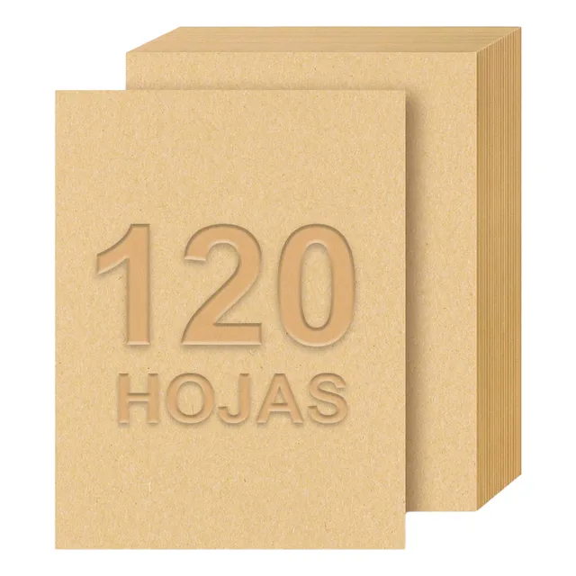 Block De Hojas De Papel Carton 21 X 30 Cm 300g 120 Piezas