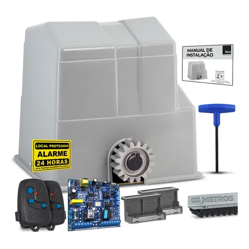 Kit Motor Deslizante Super Flash 1/2 Peccinin C/ 6 Mts Frequência