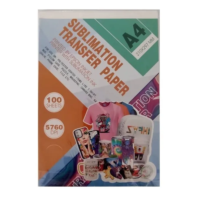 Resma De Papel Para Sublimacion 100 Hojas
