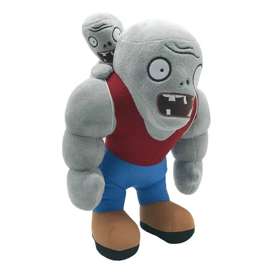 Peluche Plantas V.s. Zombies Gargantuar Zombies Color Gris