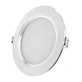 Luminaria Plata Empotrar Led 9w/3 Colores De Luz Luminaria Plata Empotrar Led 9w/3 Colores De Luz