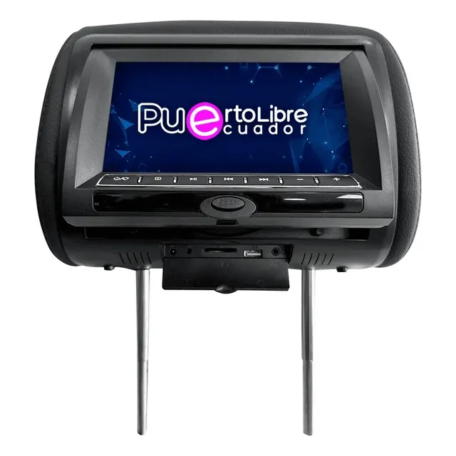 Cabeceras De Carro Dvd 2 Pantallas 7'' Mp3 Usb Cd + Control