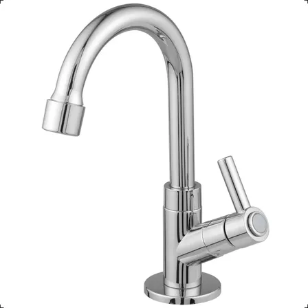 Torneira Lavatorio Banheiro ABS 1/4 Volta Cromada Hope Metais 1198 C72 Plateado