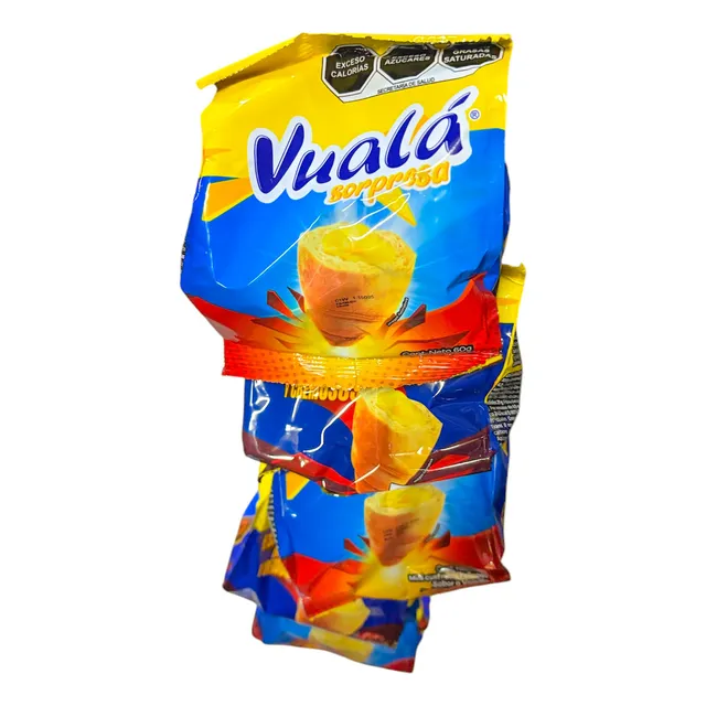 Vuala Sorpresa Sabor Vainilla 6pz