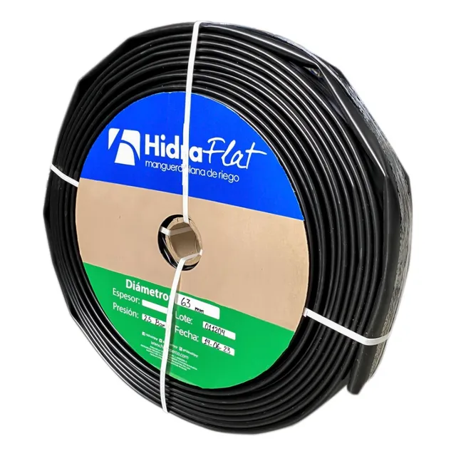 Tuberia Plana De Riego Pead 50mm-  Pn2.5 Hidraflat X 50mt