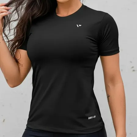 Camiseta Feminina Dry Fit Proteção Uv50+ Academia Caminhada