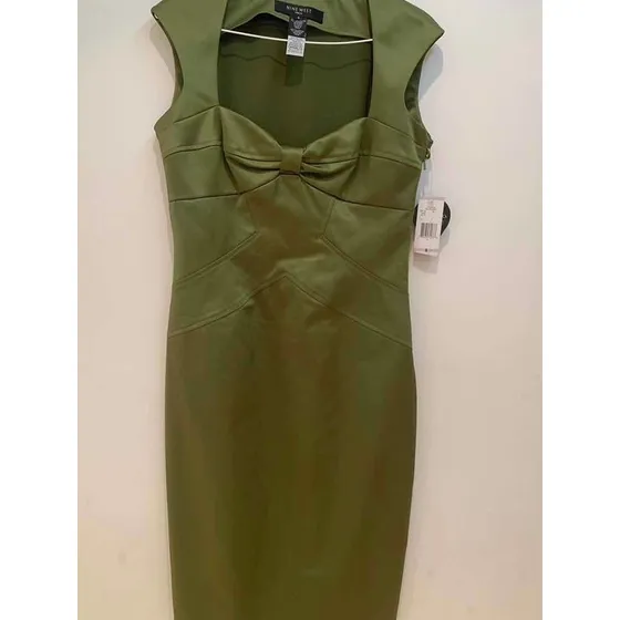 Vestido Nuevo Nine West Verde Aceituna