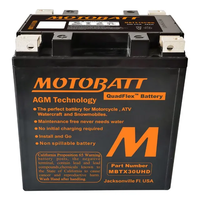 Bateria Motobatt Utv Polaris Ranger Rzr 4 (10-12)  800c 30ah