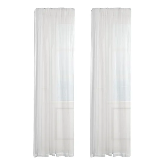 . 2 Cortinas De Janela Elegantes Para Portas De Correr