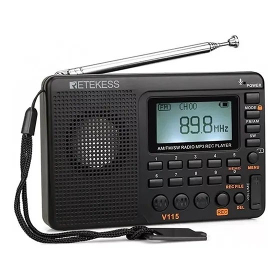 Radio Retekess Am Fm Sw V115 / Ñ Tecsun Degen Sony