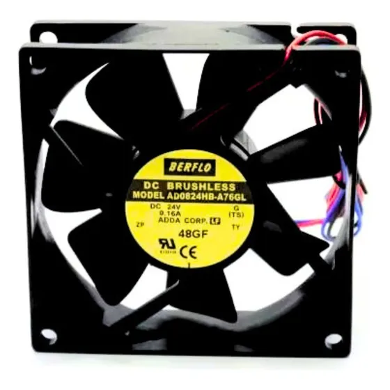 Cooler Ventoinha 80x80x25mm 24v 0.16a 2 Fios Adda 