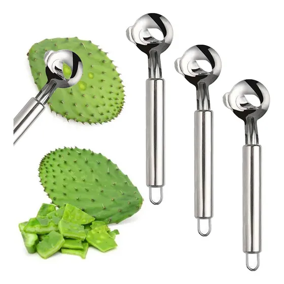L Para Colher Descascadora De Cactos, Remoção Manual De