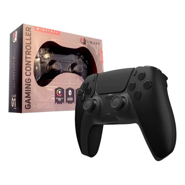 Joystick Inalambrico Compatible Con Ps4 - Pc - Celular Negro