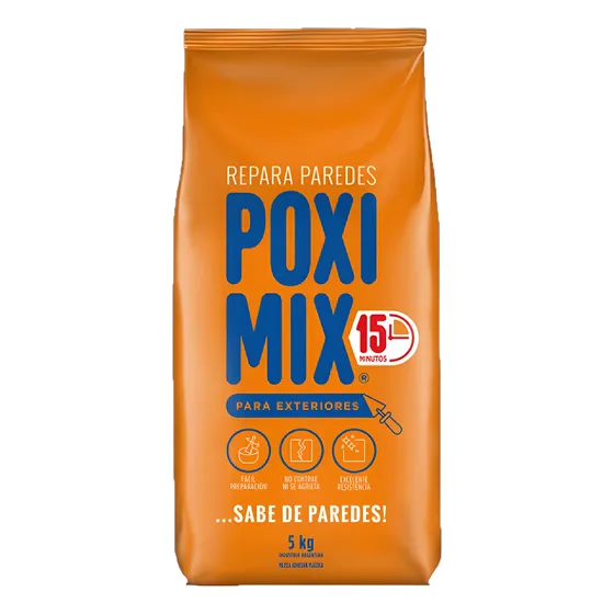 Poximix Exterior Repara Grietas 5kg - Imagen Pinturerías -