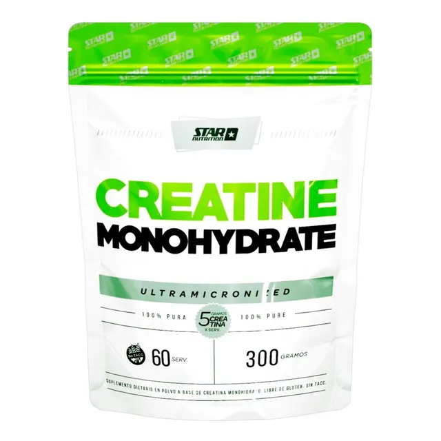 Creatine Monohydrate Ultra Micronized 300 Grs 60 Servicios Star Nutrition