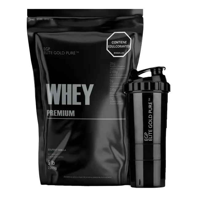 100% Whey Premium 5 Libras De Egp Elite Gold Pure 5lb Standard 5 Lb Smart Protein