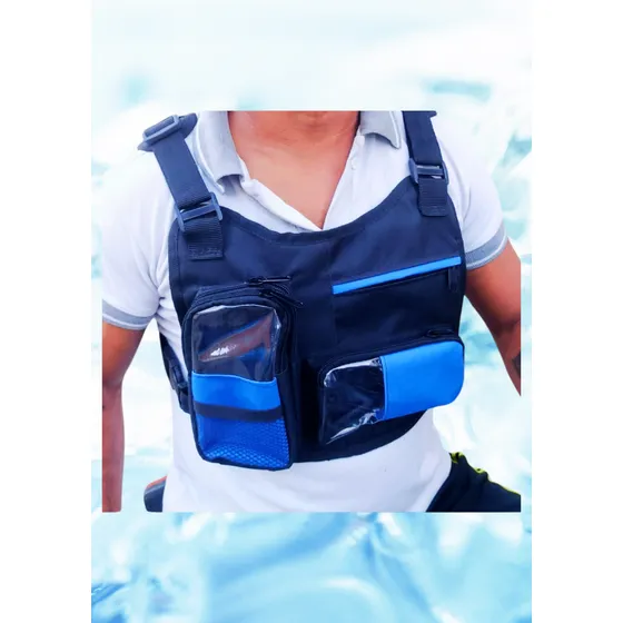 Bolso Crossbody De Pecho  Para Motorizados