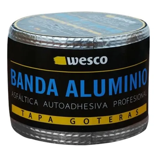 Banda Asfaltica Autoadhesiva De 10 Centimetros X 5 Metros